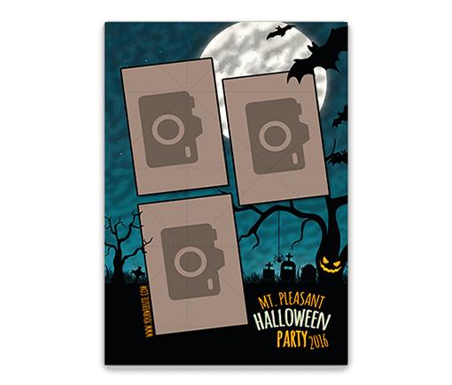 Creepy Graveyard - 4x6