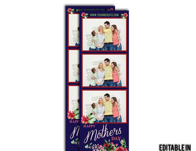 Pink Floral Mother's Day 2x6