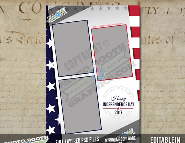 4th of July - 3up - 4x6