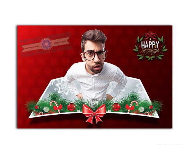 3D Pop Up Happy Holidays 4x6 1up
