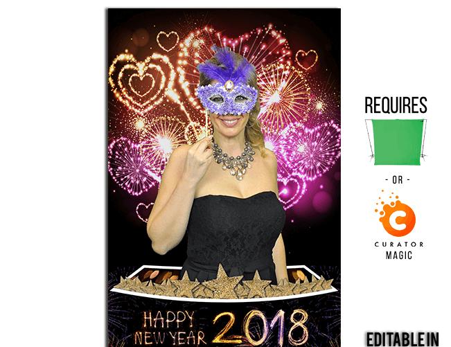 3D Pop Up New Years 2018