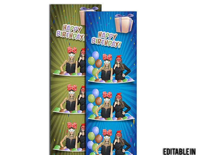 3D Pop Up - Happy Birthday 2x6
