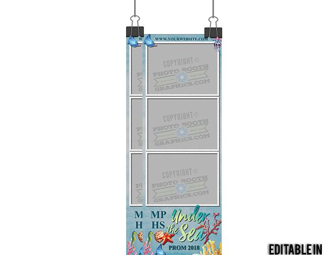 Under the Sea - Watercolor 2x6