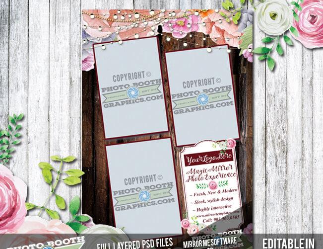 Rustic Watercolor Bridal Show 4x6