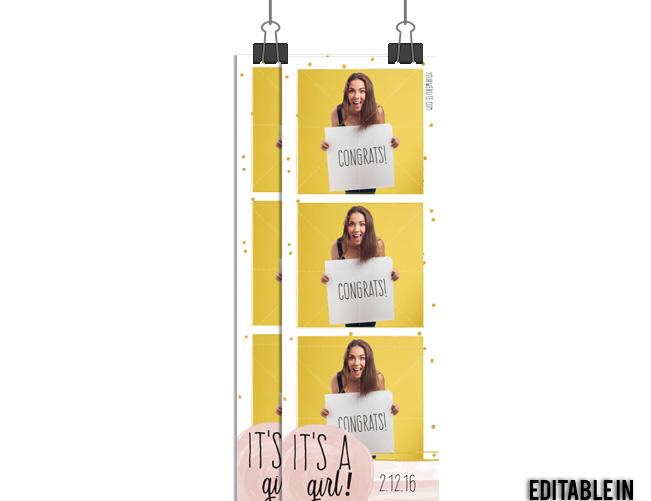 Baby Shower - Square - 2x6