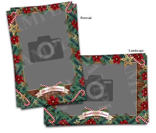 Poinsettias & Candy Canes