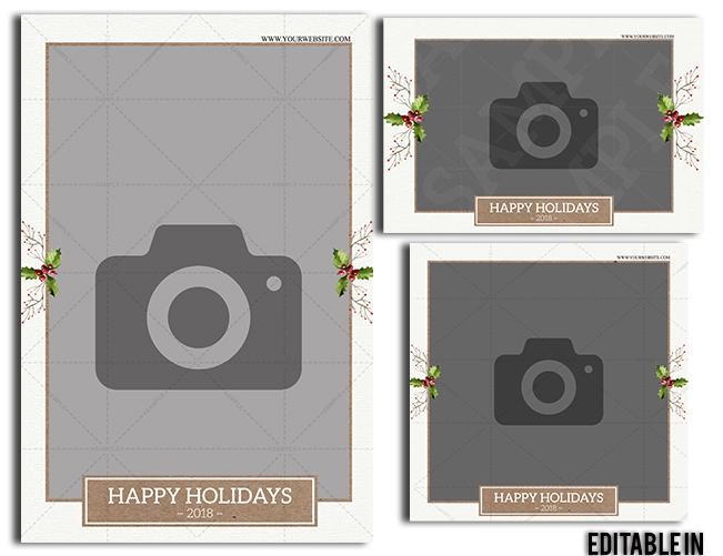 Watercolor Berry Christmas