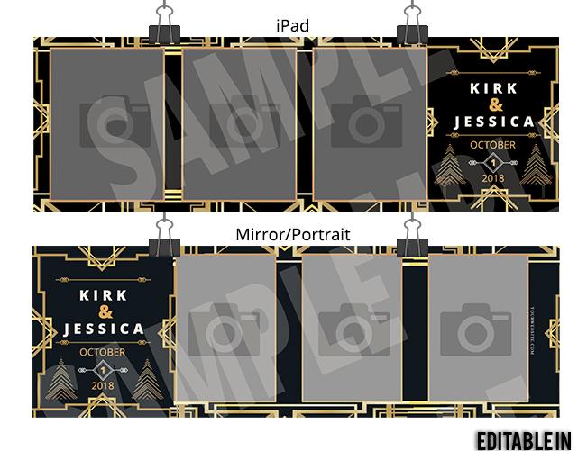 Gatsby Christmas Wedding