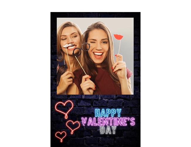 Neon Valentine - Animated Overlay - PNG Seq