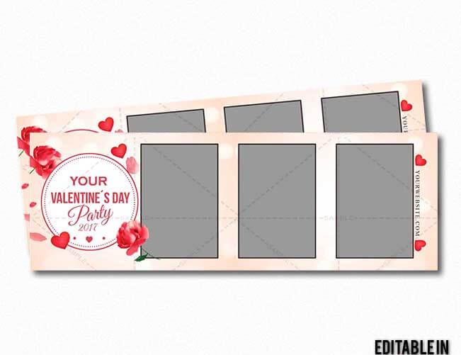 Valentine's Day 6x2 Roses