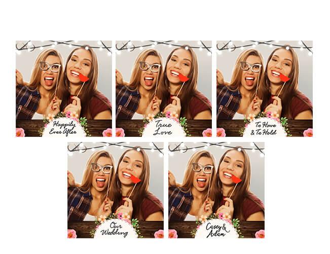 Rustic Wedding - Animated Overlays - PNG Seq