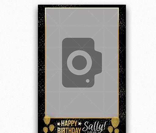 Birthday Glitter 4x6 Portrait