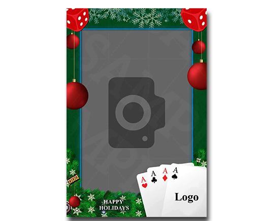 Casino Christmas Portrait 4x6 Single