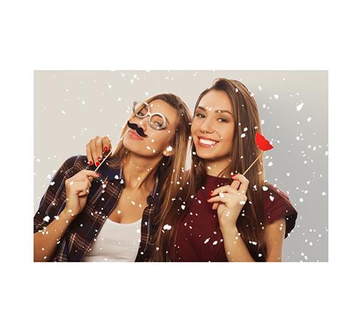 Falling Snow - Landscape - Animated Overlay - PNG Seq