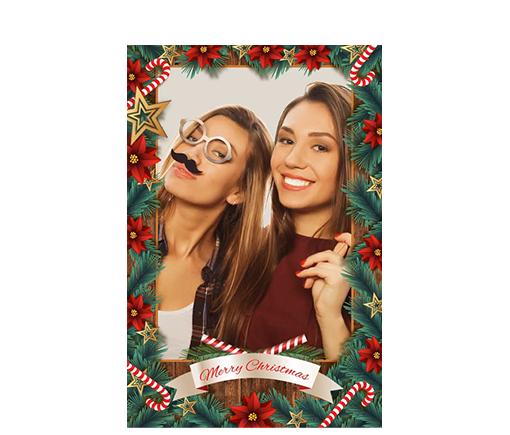 Festive Garland - Merry Christmas - Animated Overlay - PNG Seq