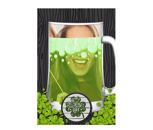 St. Patrick Beer Mug - Animated Overlay - PNG Seq
