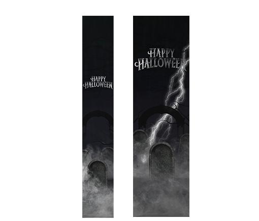 Halloween Cemetery- Column Screen