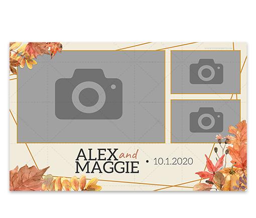 Geo Autumn 3 Shot Landscape Postcard