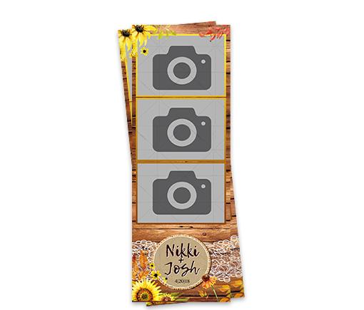 Rustic Burlap & Sunflowers - 2x6