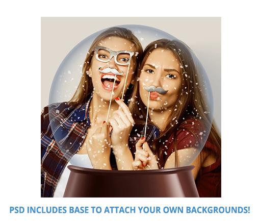 Snow Globe - Without Background - Animated Overlay - PNG Seq