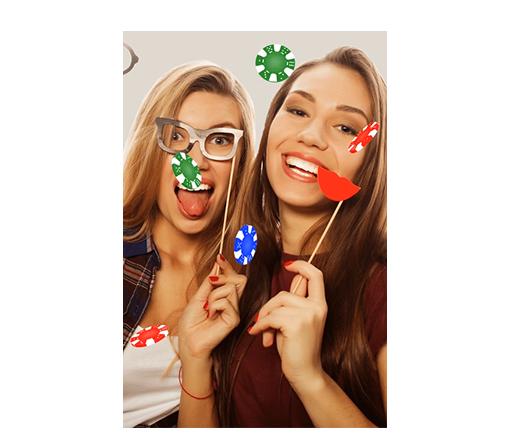 Poker Chips - Portrait - Animated Overlay - PNG Seq