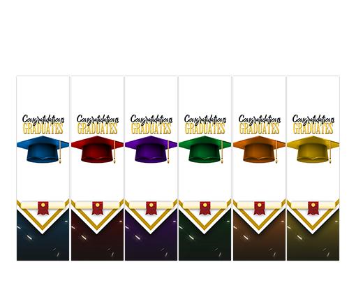 Graduation Celebration - School Colors - Column Screen