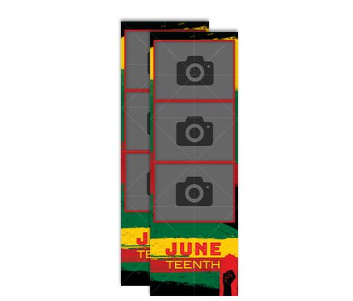 Juneteenth 2x6 strip