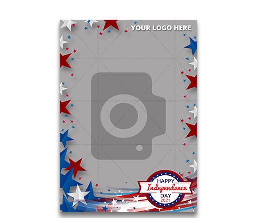 Red, White, & Blue Stars 4x6