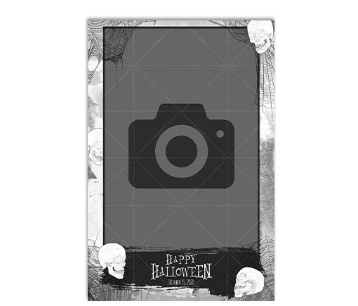 Floating Skulls 4x6 Portrait