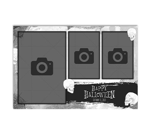 Floating Skulls 6x4 Portrait