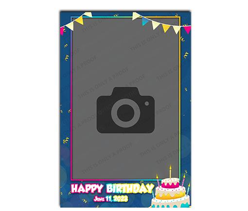 Birthday Cake 4x6 Portrait