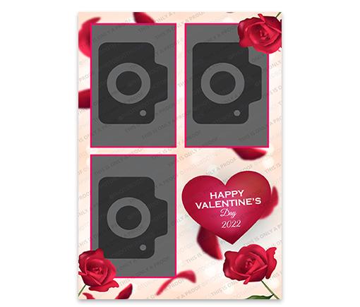 Valentine Roses - 4x6 Postcard