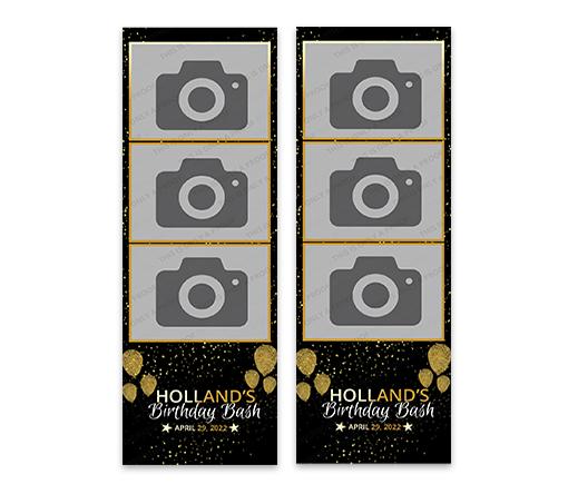 Birthday Glitter 2x6