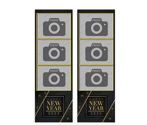 Modern New Year - 2x6 strip