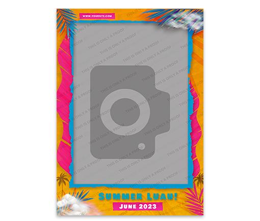 Summer Luau - 4x6 Postcard