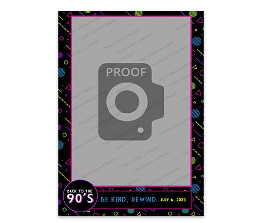 Be Kind, Rewind. -  4x6 - Single Portrait