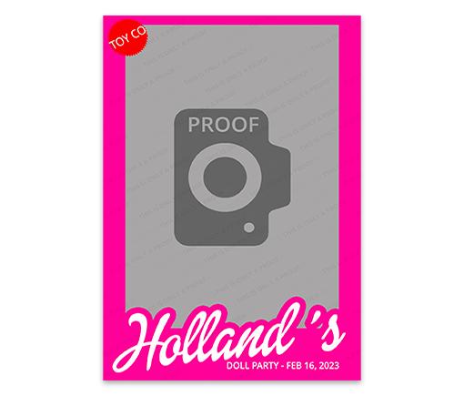 Doll Box - 4x6 - Single Portrait