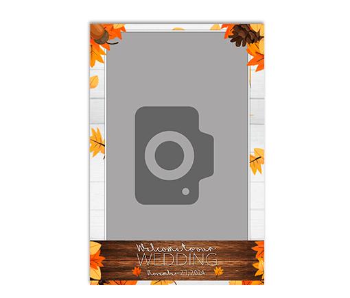 Autumn Wedding 4x6 Single Photo