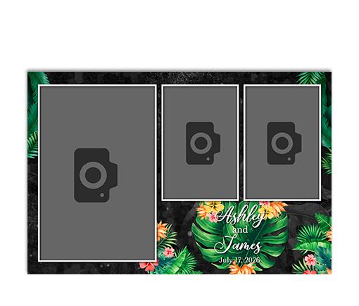 Tropical Getaway - 6x4 3 Photo Postcard - Portrait